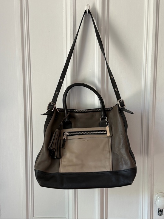 Coach Handbags - Women’s Coach Legacy Rory Satchel Two Tone Style # 19902